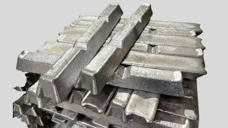 تصویر 4 از شمش آلومینیوم 50 پوندی انتخابی مناسب برای ذوب یکنواخت